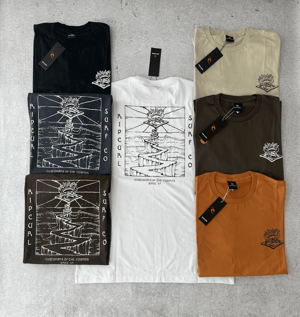 camiseta remera regular fit slim fit ripcurl surf co